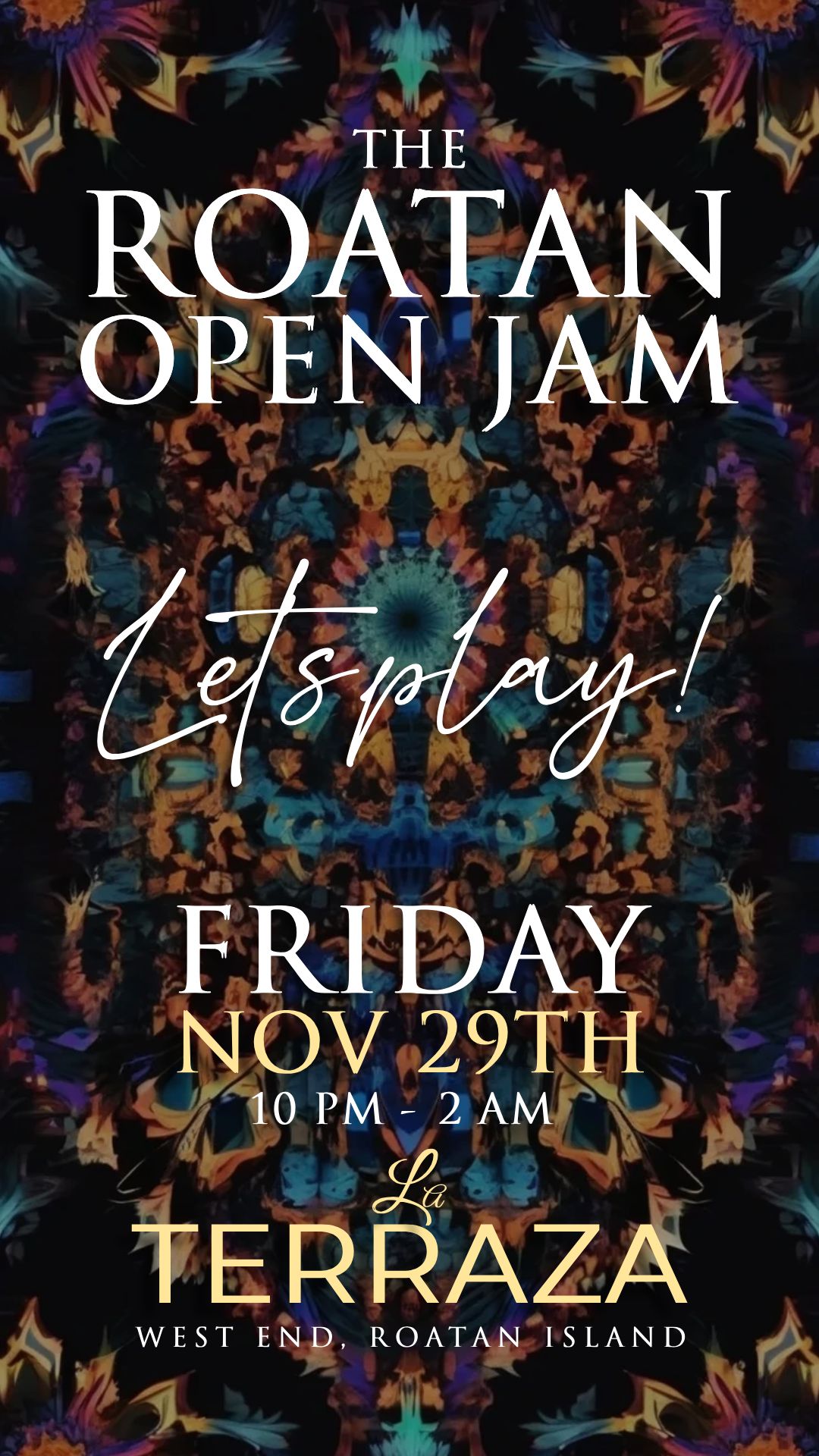 Event flyer for 06-NOV-29-2024